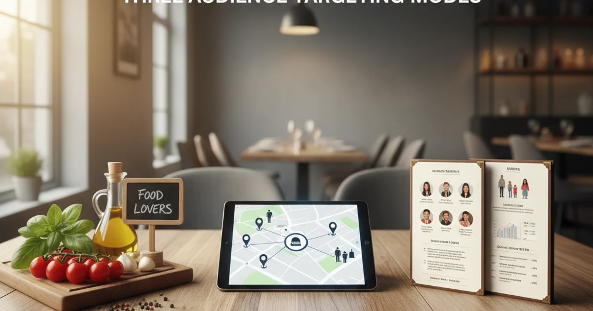Three Audience Targeting Modes That Make Restaurant Ads Actually Work