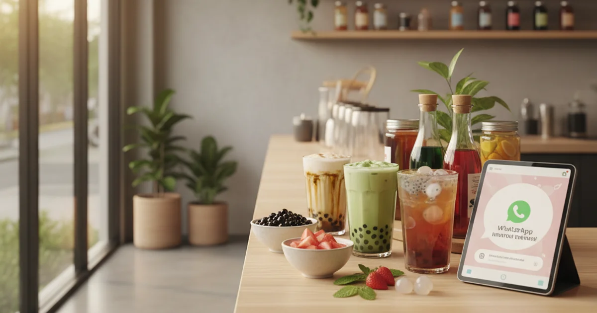 WhatsApp Marketing for Bubble Tea Shops in Indonesia