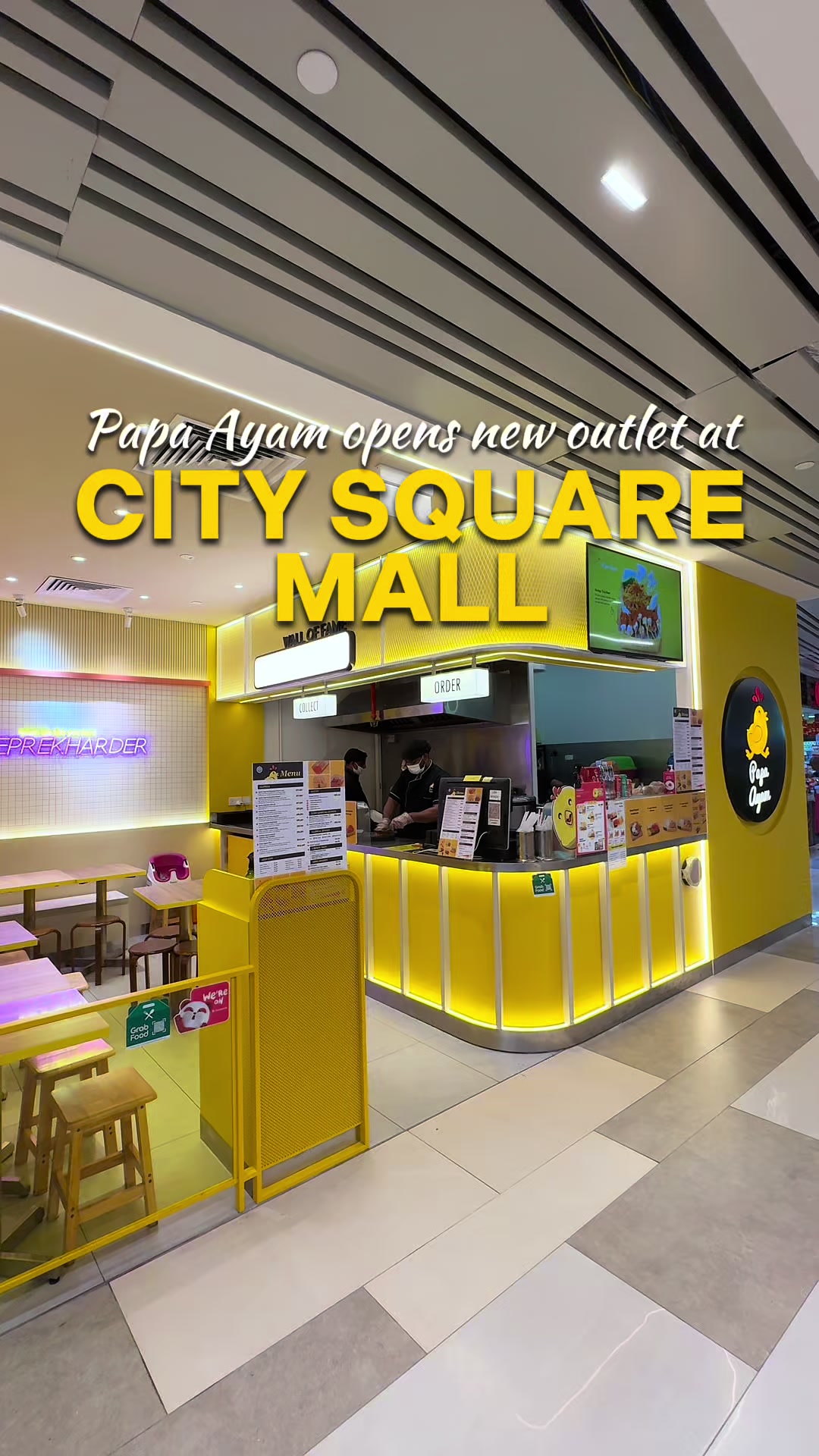 Are you looking for spicy ayam geprek? Check out newly-opened @Papa Ayam at City Square Mall for their signature crispy fried chicken with 15 spicy levels of authentic Indonesian sambal.

We highly re