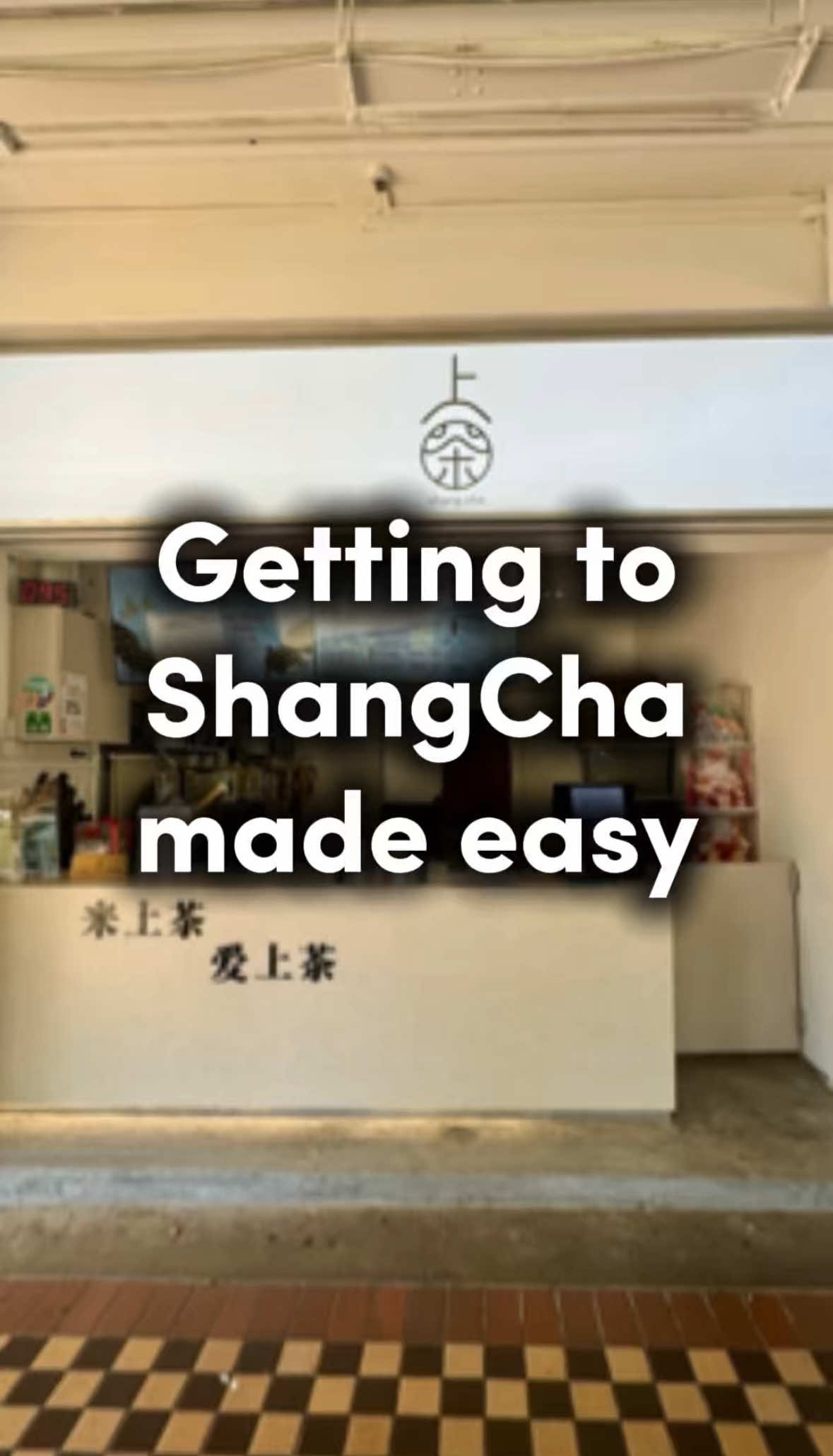 Not sure how to get to ShangCha? 
We got you! Here’s your easy guide from Ubi MRT. 
A short walk to your favorite tea spot! 🧋
Save this for your next visit and come say Hi at ShangCha!🍃

We’re facin