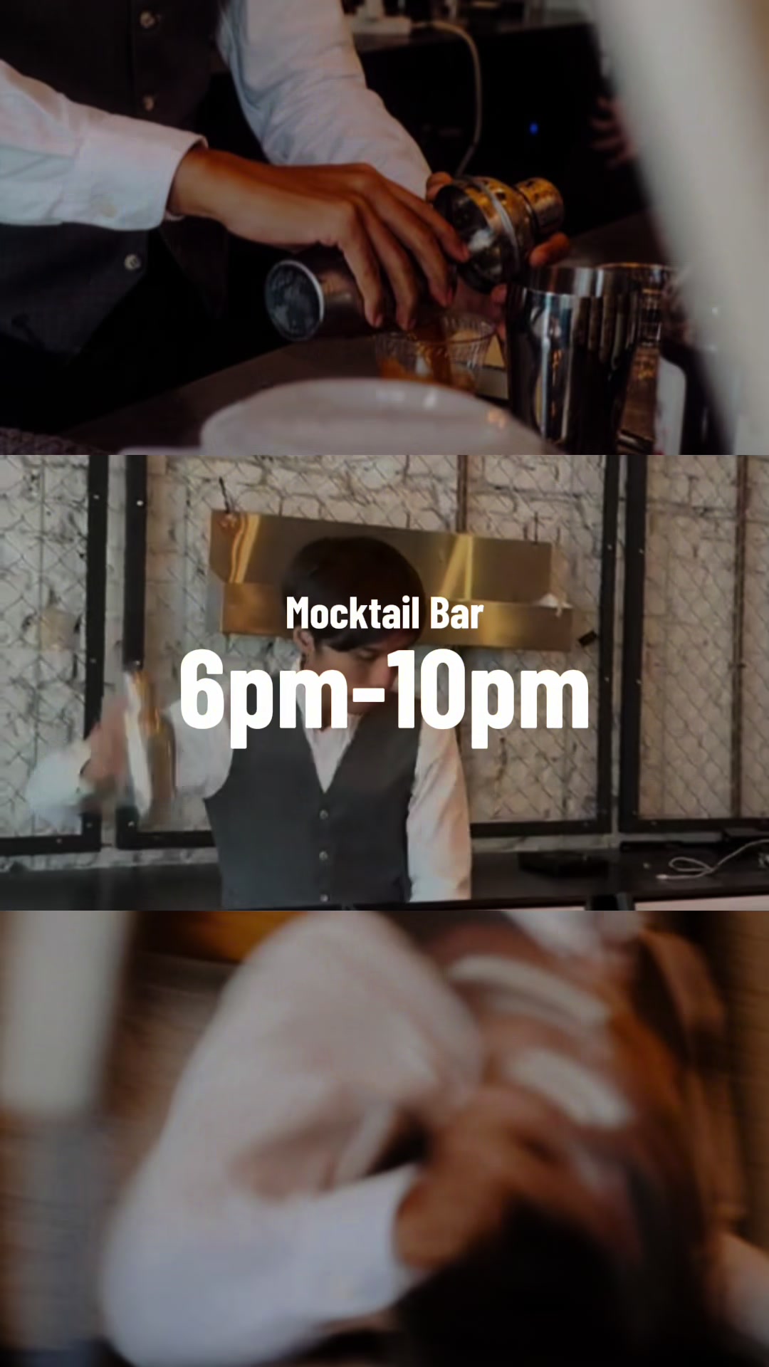 Meadowbrew mocktails bar. 14th Feb. 6-10pm