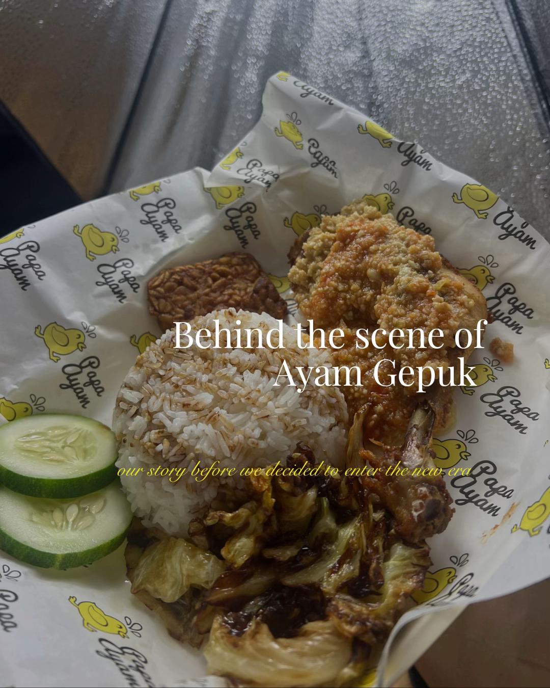 A day to go to launch our Ayam Gepuk ❤️‍🔥 We’re very excited to launch this. Through many r&d, trial and errors, shouts and tears, finally we are here. Available at all Papa Ayam outlets 😍💛

#papaa