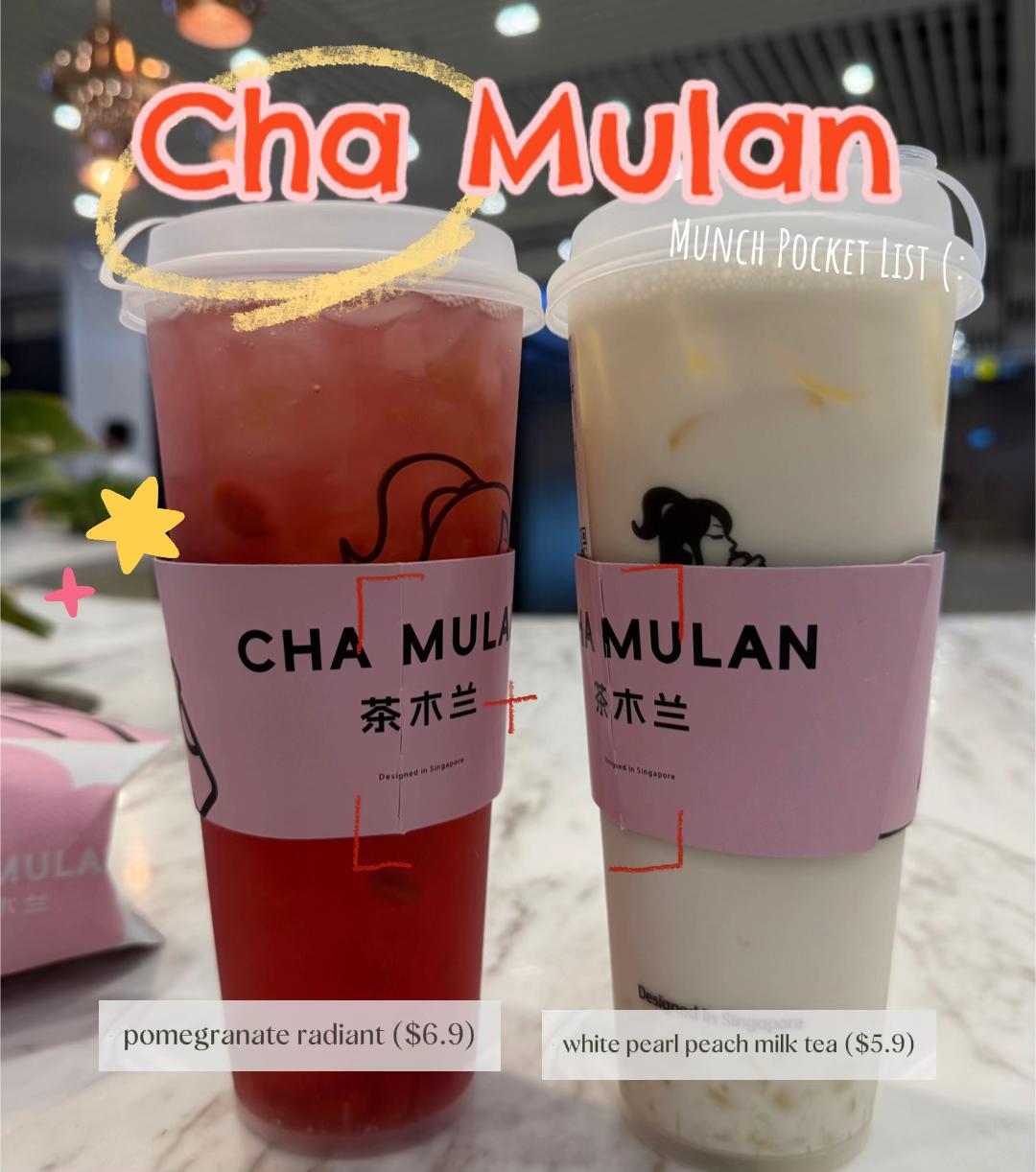𓍼 white pearl peach tea tastes better than chagee’s in my opinion (& it comes with nata de coco)
𓍼 can use entertainer app - 1 for 1 beverage!!!
𓍼 healthy and tasty drinks

@chamulan.sg 

#foodieti