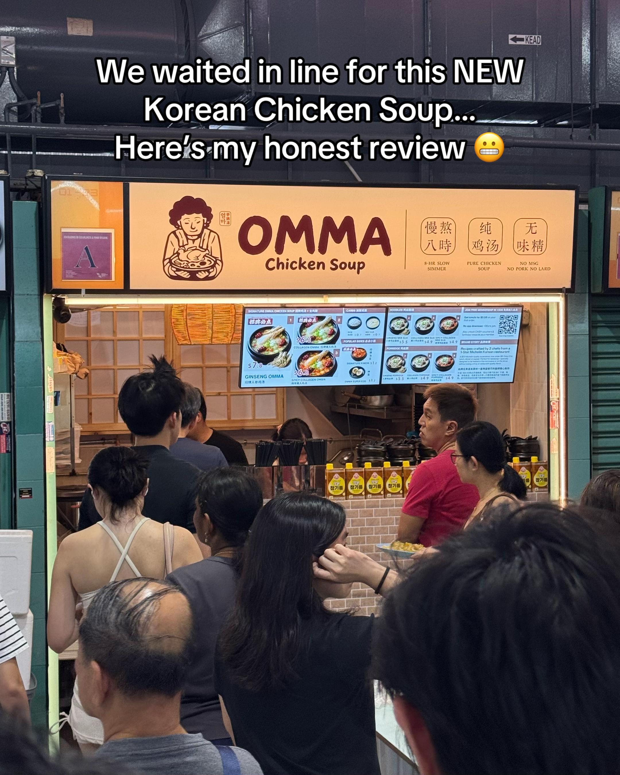 Definitely cheaper for sure. To add on, I can’t really call this a Samgyetang since their version doesn’t feature a whole chicken stuffed with glutinous rice and many other ingredients…
➰
📍OMMA Chick
