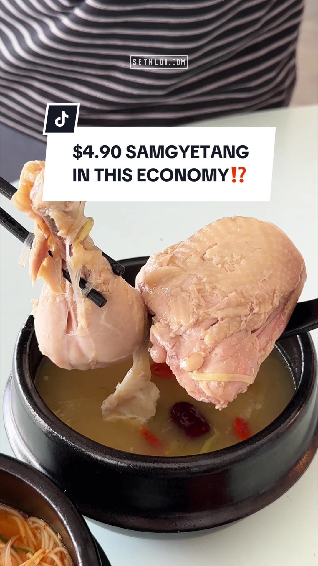 this might be the cheapest samgyetang in Singapore 🍲‼️

📍 @ommachickensoup 
3outlets (yishun tbc)

Bedok: 216 Bedok North Street 1, 01-58, Singapore 460216
⏰mon: rest
tues-thurs: 830am to 230pm
fri 