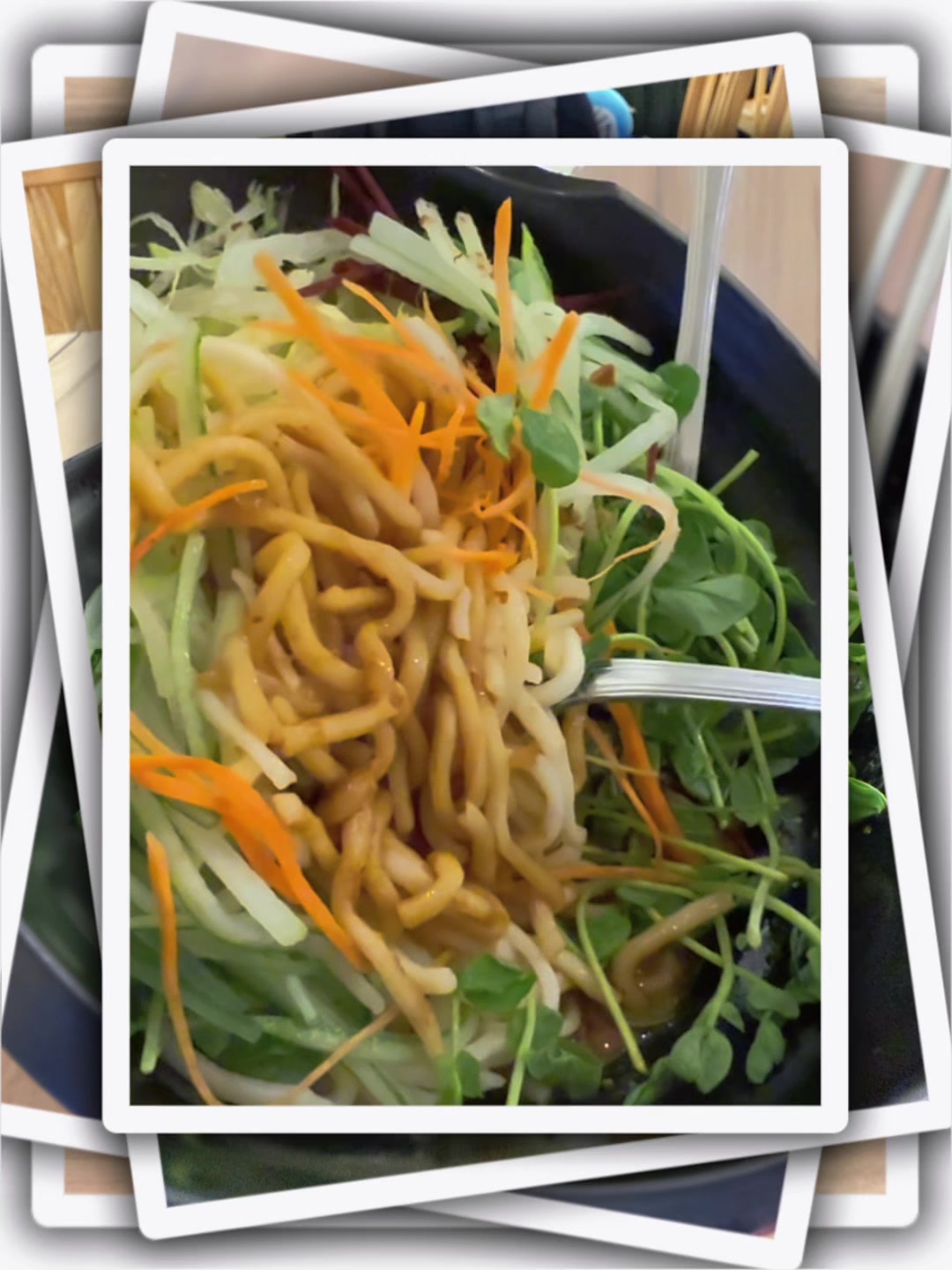 Noodles, Noodles, Noodles, really love noodles ☺️ Almond Essence Noodles from Yes Natural Restaurant.

First time here, always been to their bakery but not here. Gotta try something fresh 🫶 Almond sa