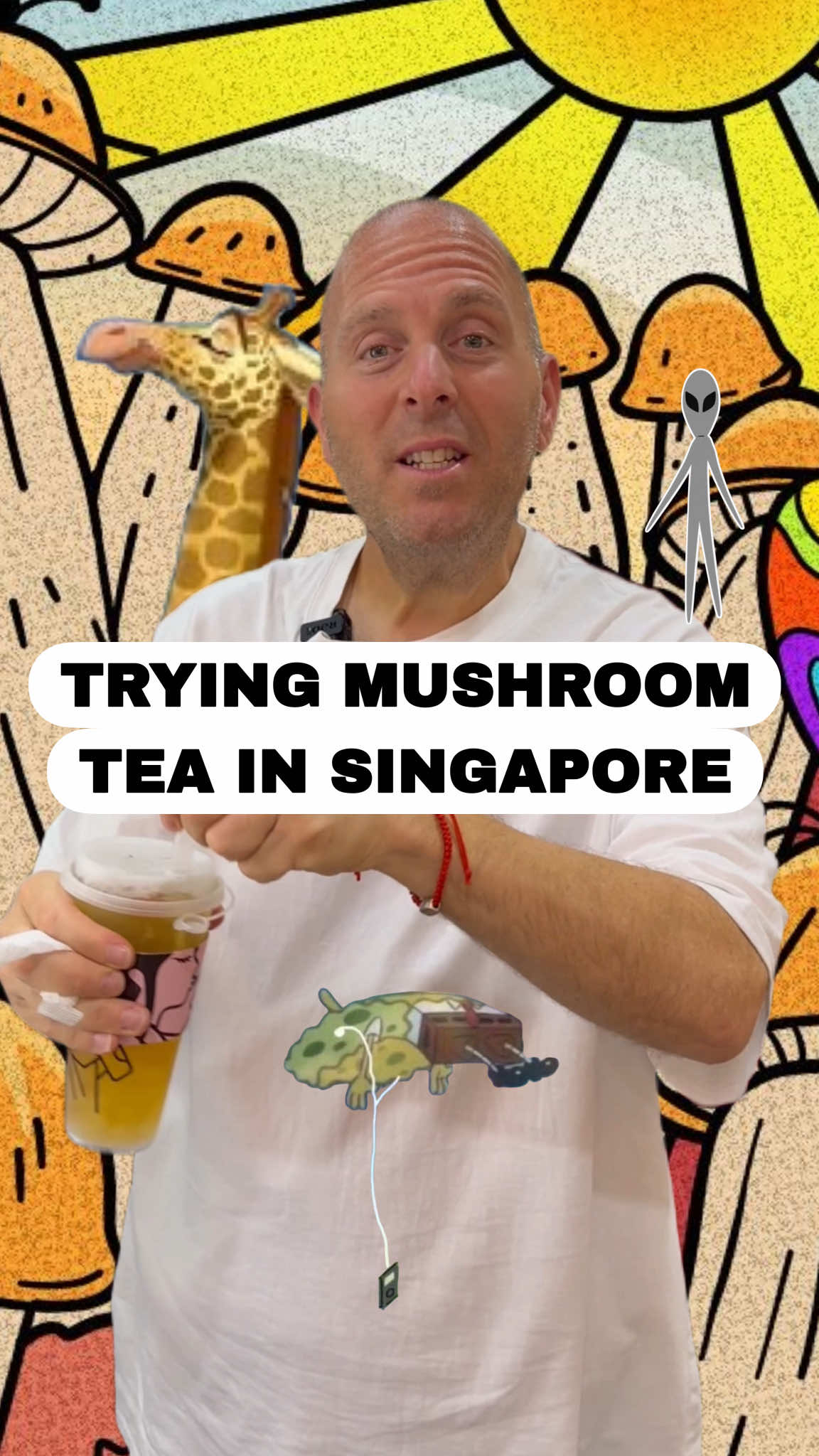 🚨 MUSHROOM TEA?! 🍄🍵 Would you dare try this?

I found one of Singapore’s most unique drinks… Mushroom Tea! 😳

Before you panic… don’t worry, it’s completely safe! 😜 But would you actually drink i