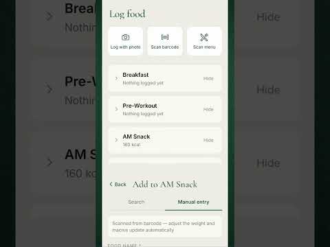 The fastest way to log packaged food #nutritionassistance #nutrition #food #macrotracking