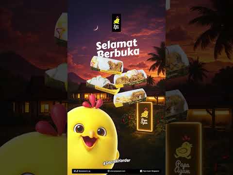 Selamat Berbuka dari Riko The Chicken Papa Ayam Singapore